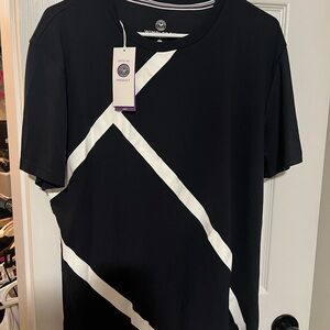 Wimbledon Sport Navy and White T-Shirt NWT